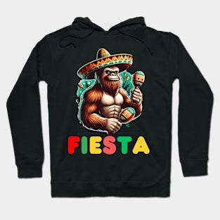 Fiesta Bigfoot Cinco de Mayo Mexican Party Hoodie